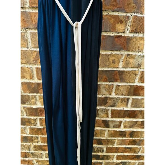 Tory Burch Color Block Tie Waisted Maxi Dress, S - Picture 4 of 11